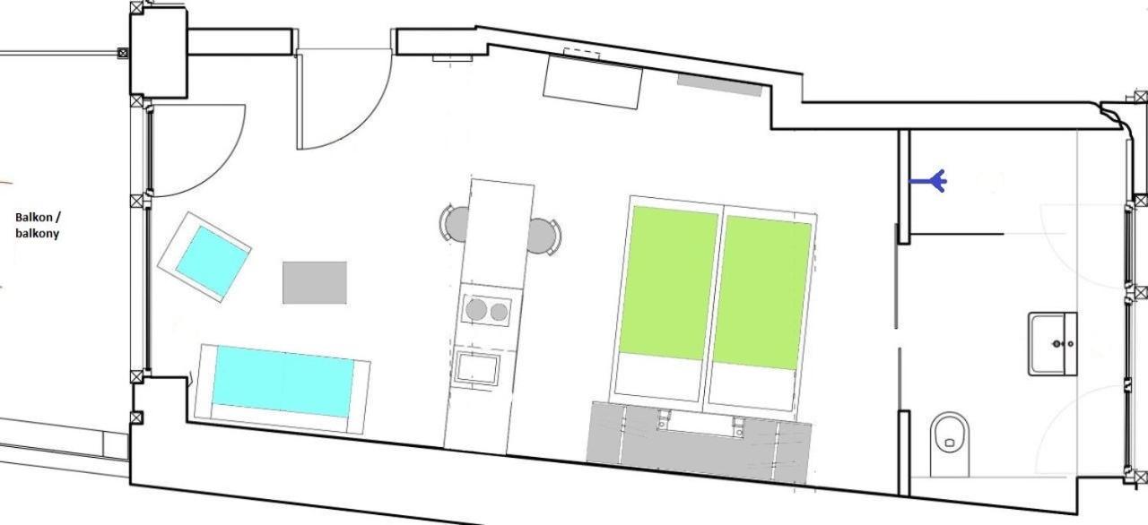 1463 Apartmenthaus Karlsruhe Esterno foto