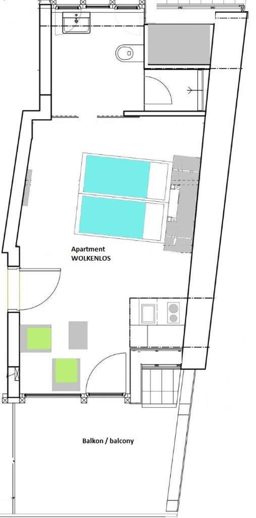 1463 Apartmenthaus Karlsruhe Esterno foto
